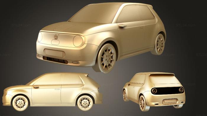 Автомобили и транспорт (Honda e 2021, CARS_1847) 3D модель для ЧПУ станка